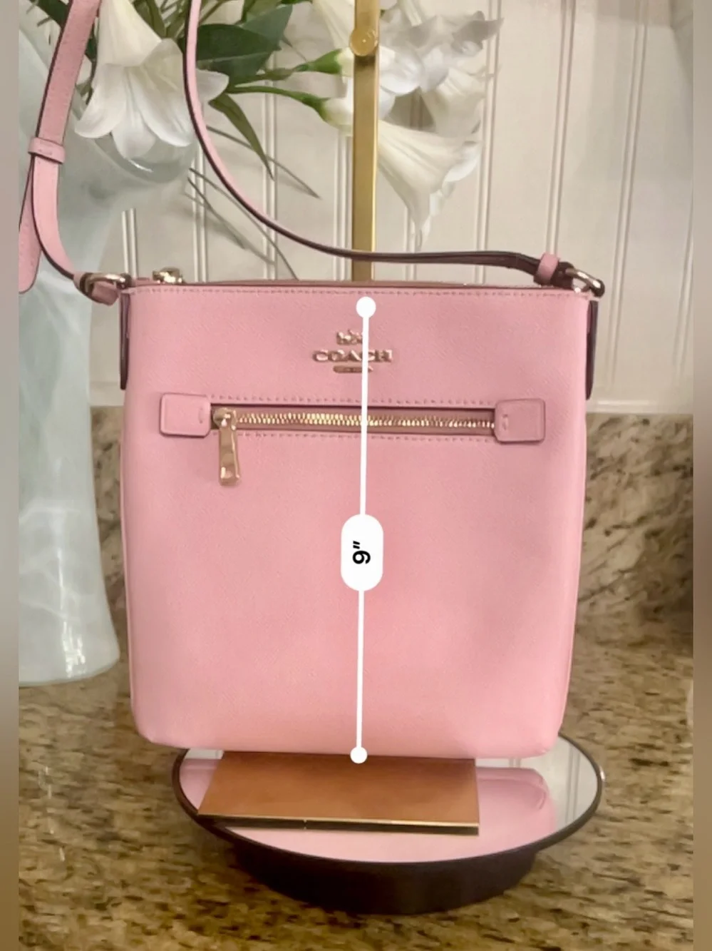 EUC COACH mini Rowan file bag style CE871